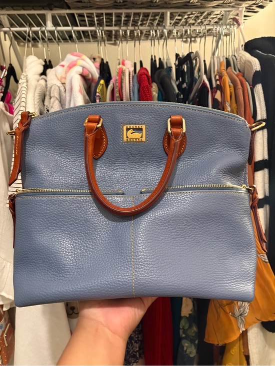 Dooney & Bourke Handbags - Dooney & Bourke | Denim Blue | Dillen Double Pocket Satchel